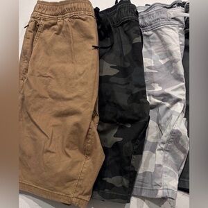 Bundle of 3 Hollister Men's Stretch 9” Jogger Shorts
